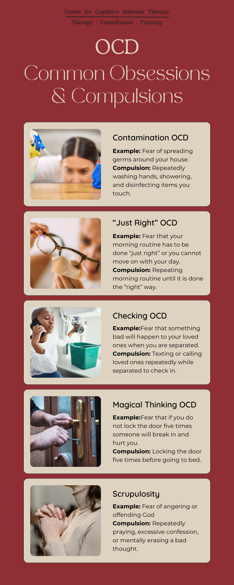 OCD: Common Obsessions & Compulsions